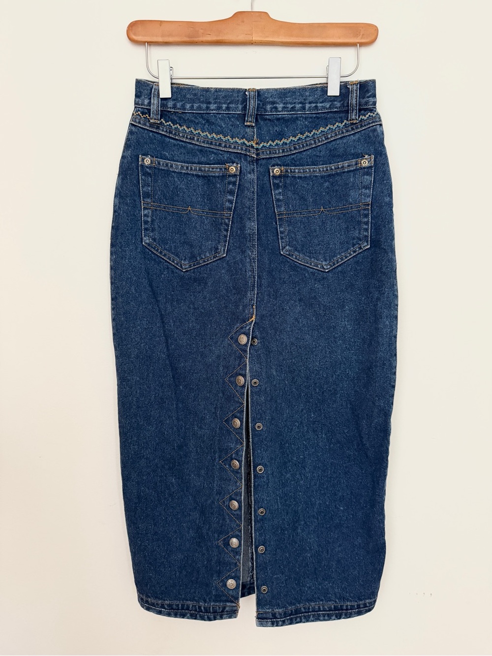 Unique Denim Jean Pencil Skirt